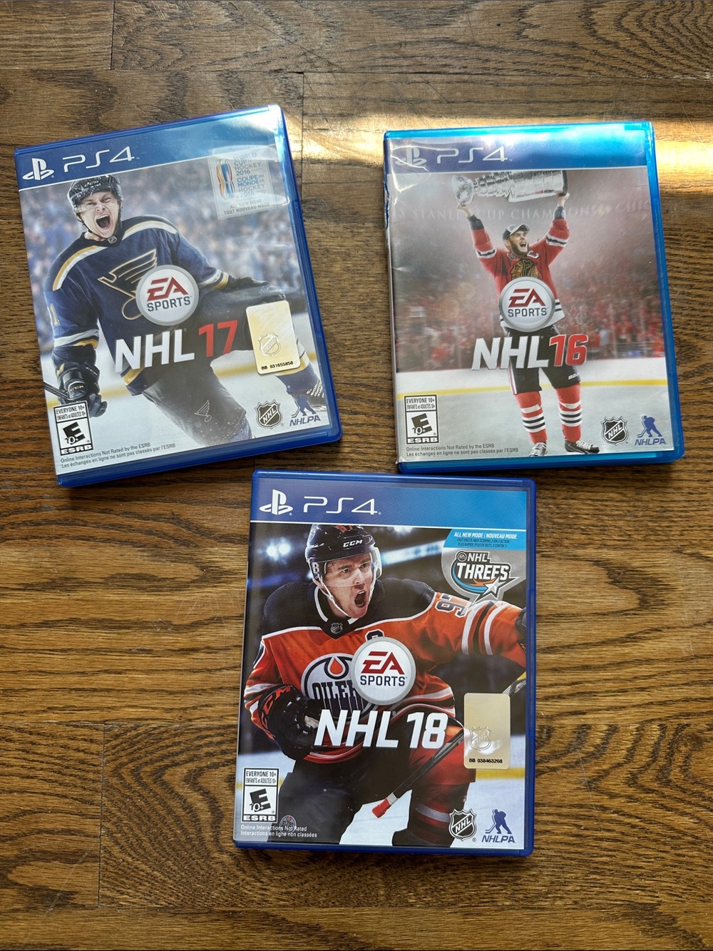 EA SPORTS NHL PS4 Game Bundle, NHL16, NHL17, NHL18